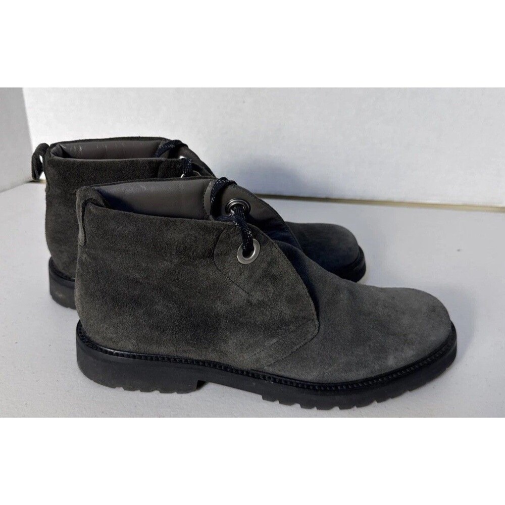 Scarosso  Chelsea Suede Leather Boot Women's Size 40 Gray Quiet Luxury